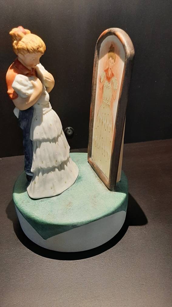 norman rockwell prom dress doll New Danbury Mint by Norman Rockwell Prom Dress Porcelain Doll 17" NRFB