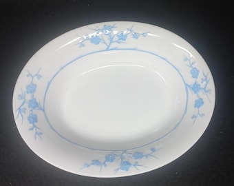 Ciotola da portata vintage Spode Blanche de Chine Cherry Blossom, realizzata in Inghilterra. F3