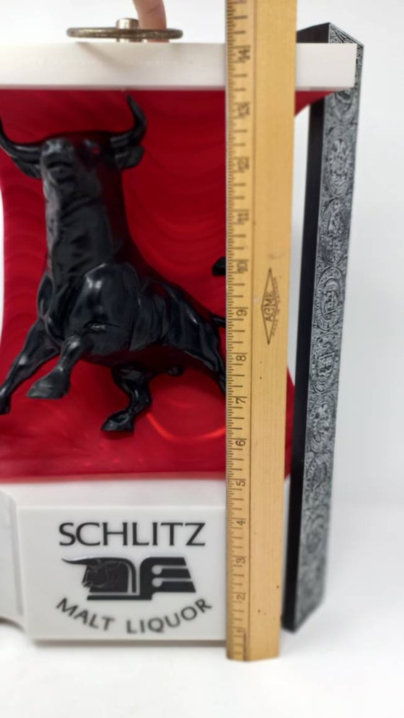 Schlitz Malt Liquor Bull Bar Sign - Etsy