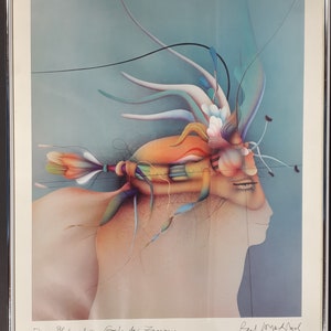 Quadro vintage de Paul Wunderlich "Primavera"