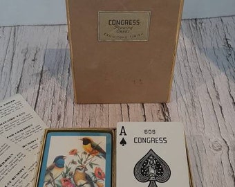 Vintage Set of Congress Playing Cards