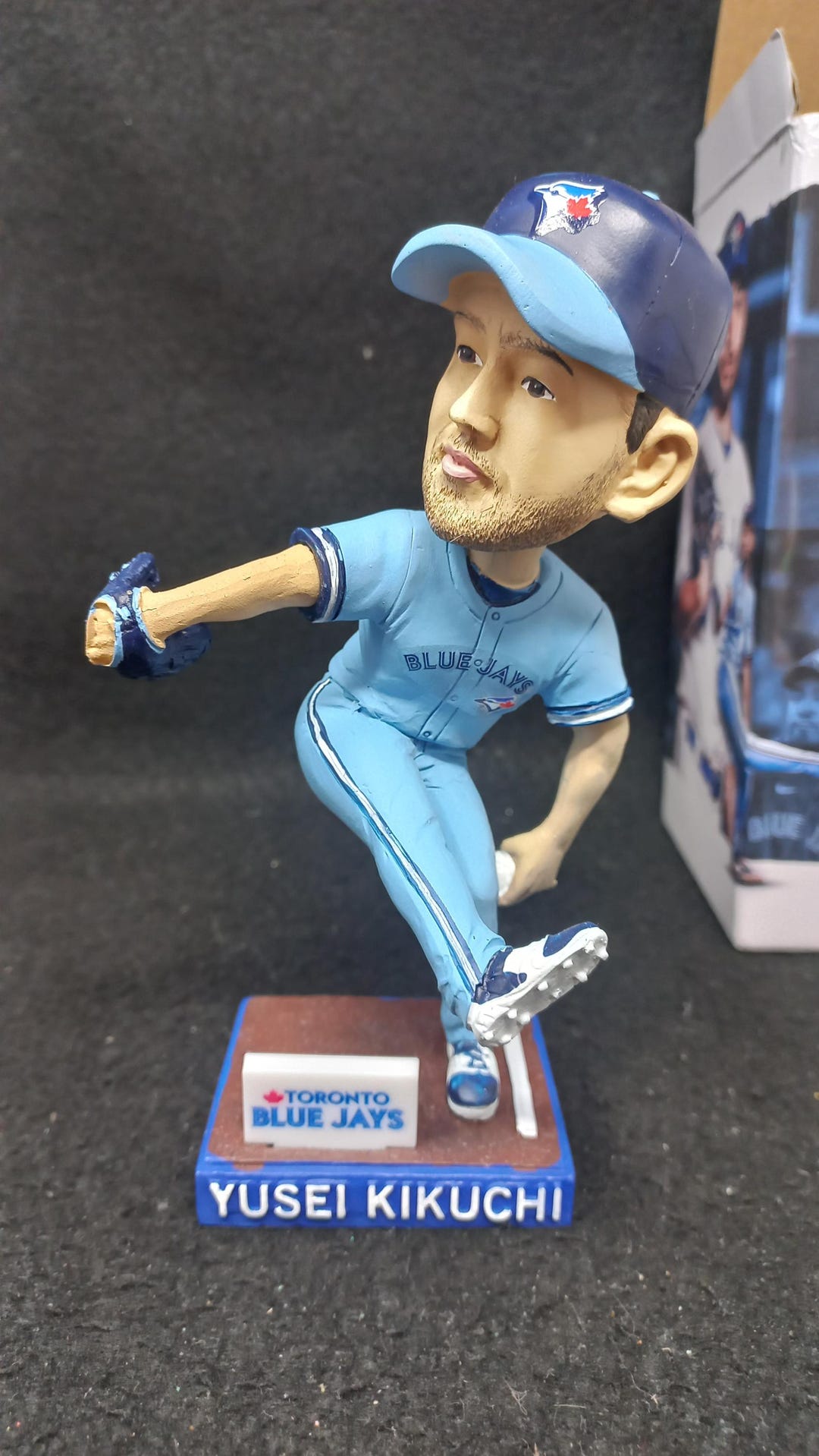 Rare Yusei Kikuchi Bobblehead Toronto Blue Jays New in Box