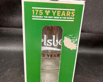 Carlsberg Feiert 175 Jahre Glas New in Box Limited Edition