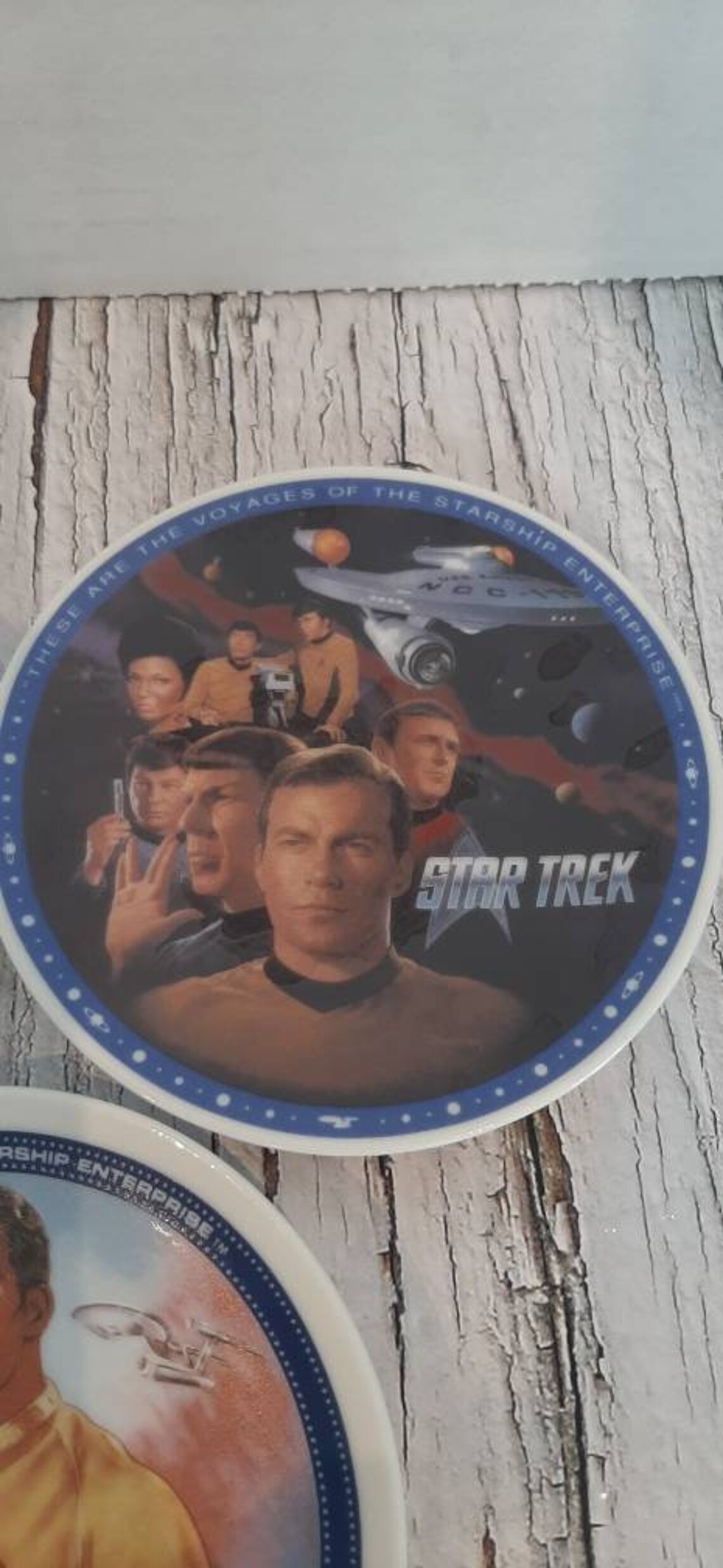 Star Trek Collector Plates Etsy