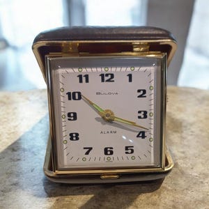美術品・アンティーク・コレクション 70'S BULOVA アラーム目覚まし時計