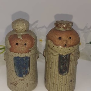 Vintage Gempo Salt and Pepper Shakers King and Queen