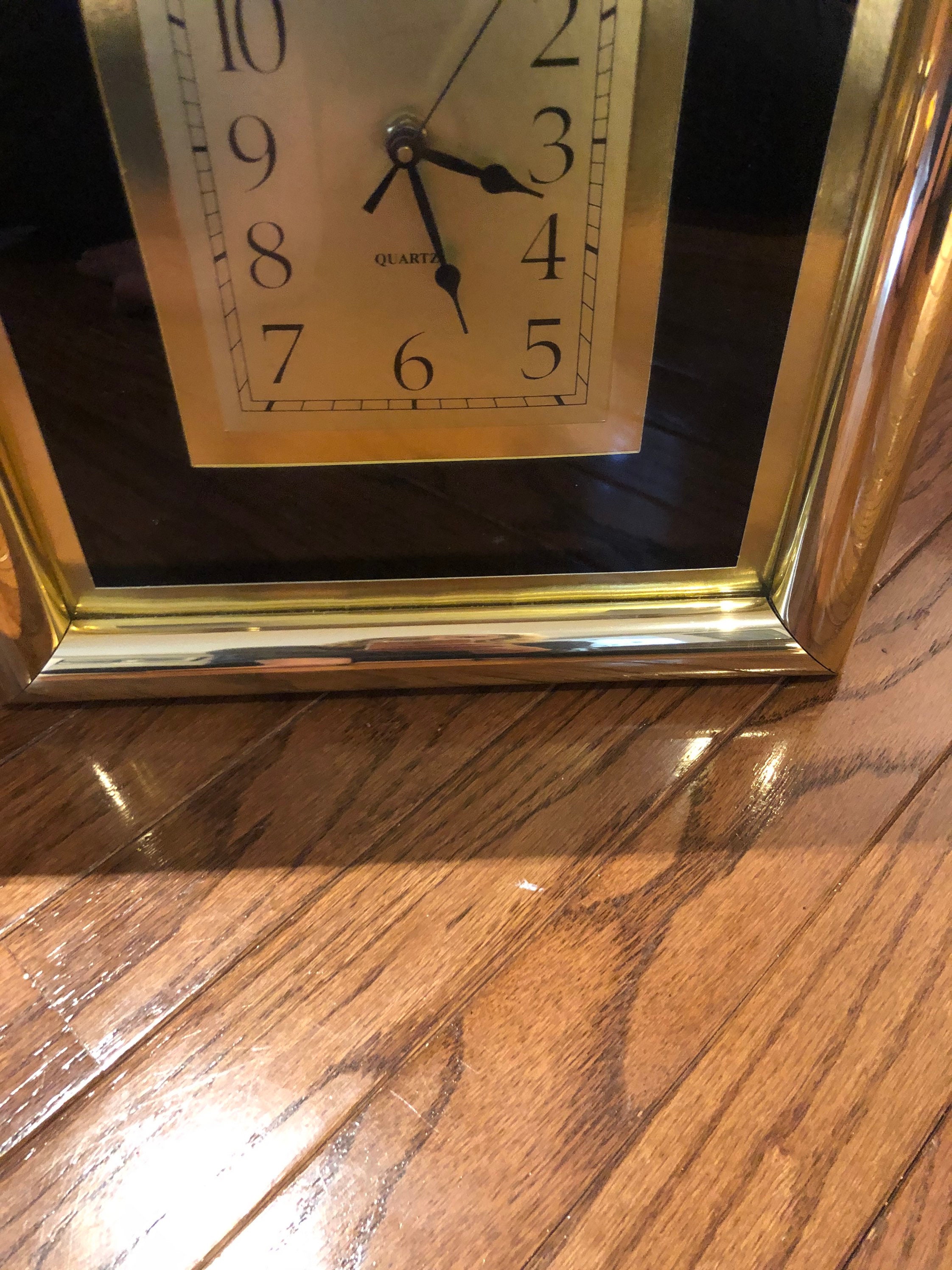 Vintage Cannon Quartz Wall Clock in Brass Finish Etsy UK