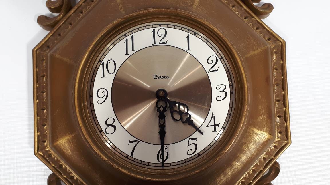 vintage wall clock / ゴールド 掛時計 ウォールデコ vintage wall clock / ゴールド 掛時計 ウォールデコ