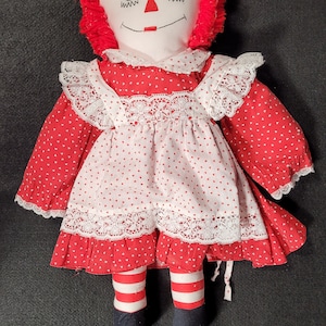 Vintage Sears Raggedy Ann Doll - Etsy