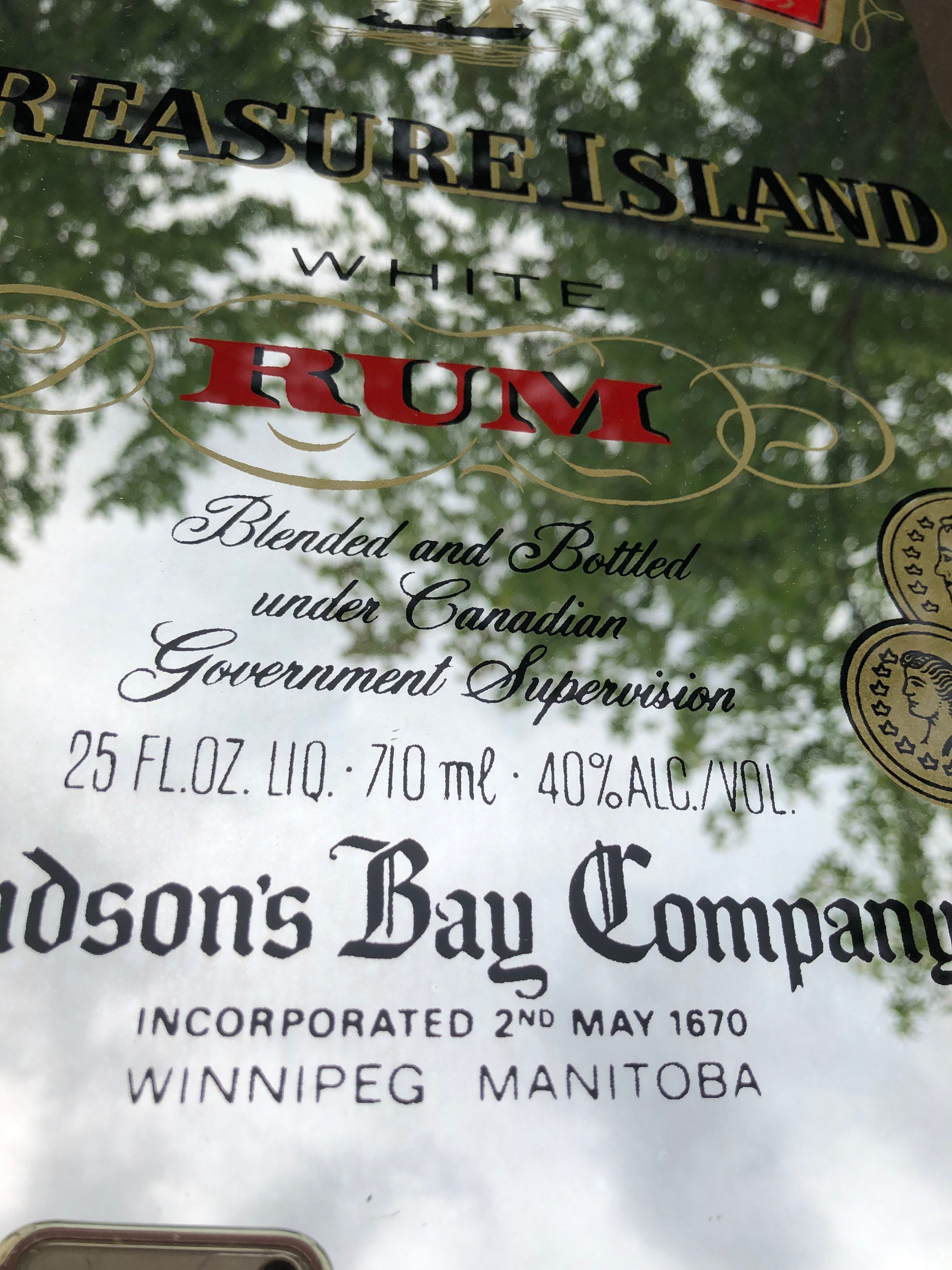 Rare Vintage Hudson Bay Company Treasure Island White Rum Etsy