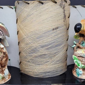 Vintage 1950&#39;s T.V. Lamp Ceramic  Birds Nest