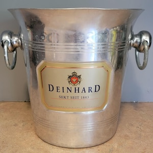 Deinhard Sekt Siet Silver Plated Champagne Bucket Cooler Made in Germany