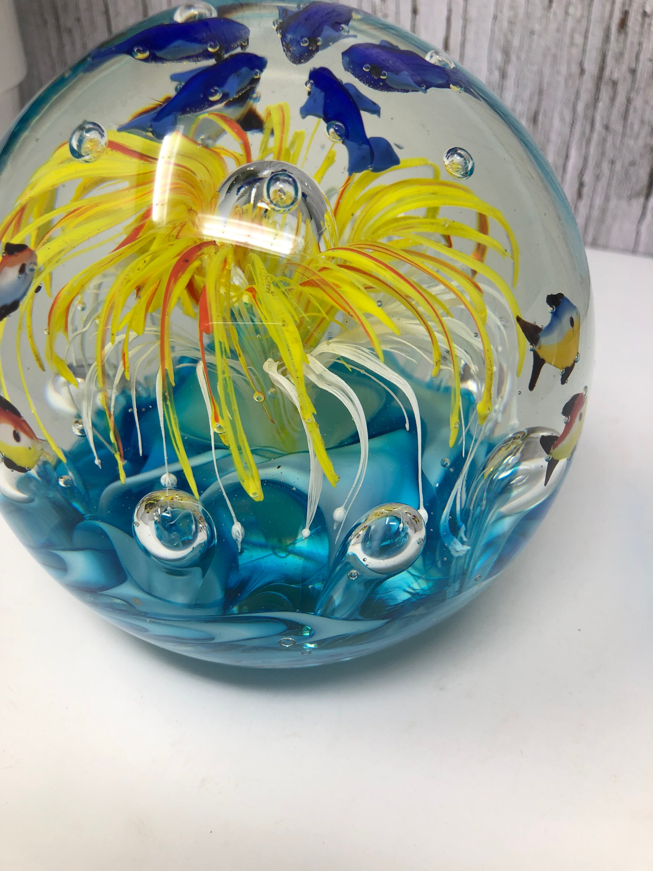 Murano Italian Art Glass Aquarium Arte Nuova Maker - Etsy