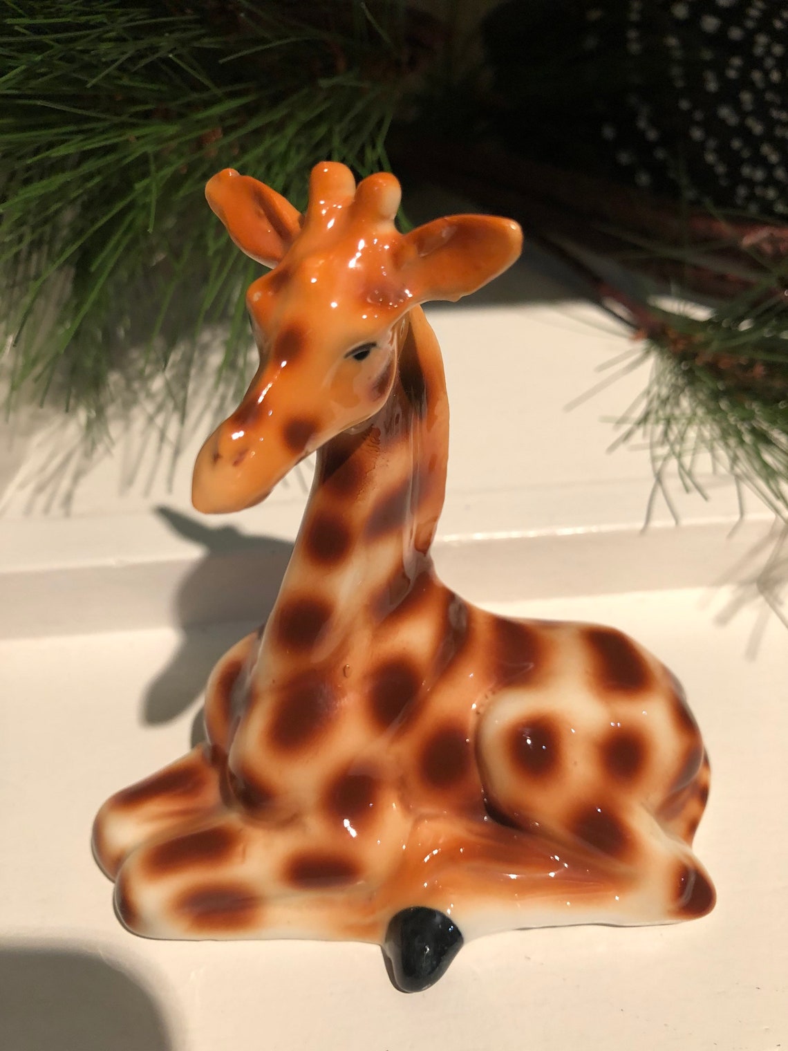 lladro giraffe figurine
