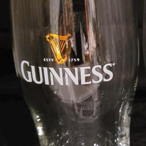 Vintage Guinness Beer Collector Glass . S3 image 1