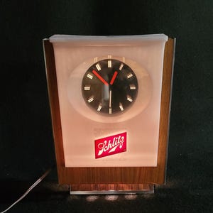 Schlitz Clock Light - Etsy