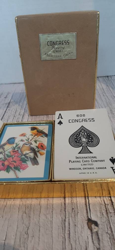 Vintage Set of Congress Playing Cards