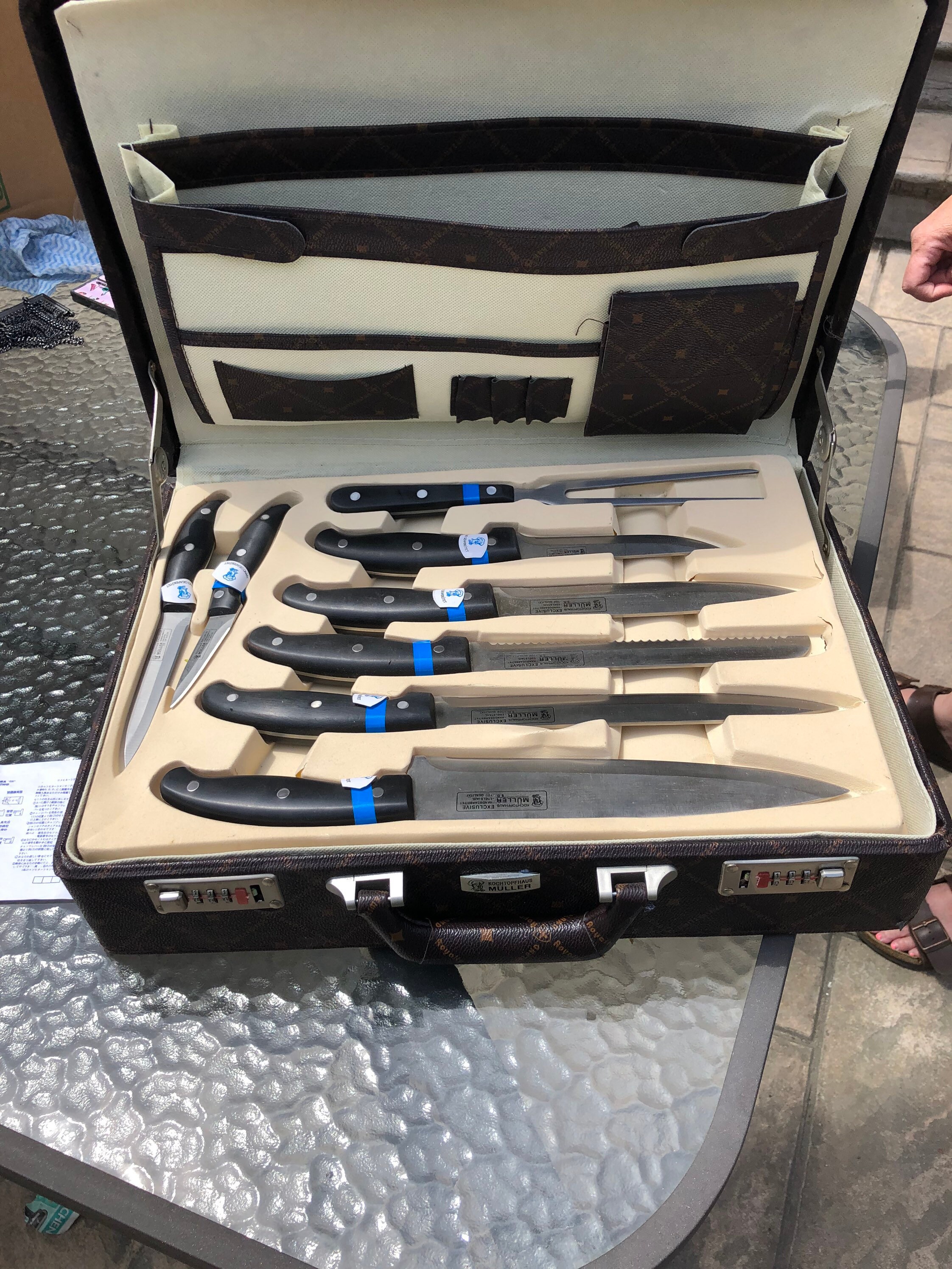 Kochtopfhaus Muller Stainless Steel 32 Piece Deluxe Knife Set Etsy