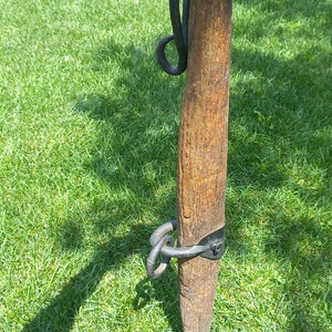 Antique Primative Wood Iron Decor Horse/Oz Harness