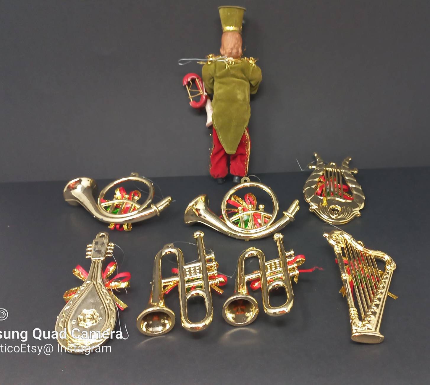 Vintage Musical Instrument Christmas Ornaments - Etsy