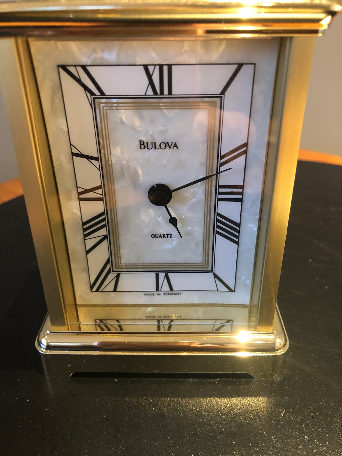 Vintage Bulova Carriage Clock Made in Germany Etsy