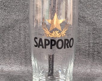 Sapporo Beer Glass Collectible Beer Glass. S4