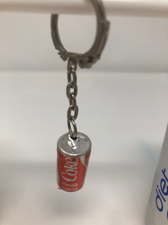 Retro Coca Cola Vintage With Mini Can Keychain Etsy