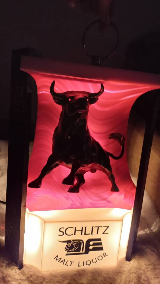 Schlitz Malt Liquor Bull Bar Sign - Etsy