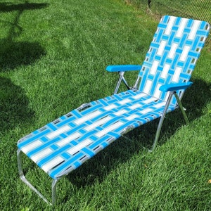 Webbed Chaise Lounge Etsy