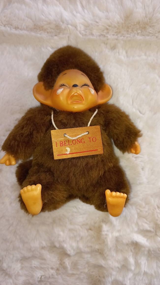 ヴィンテージ レア 泣いているモンチッチ ジャパン 私が所属する