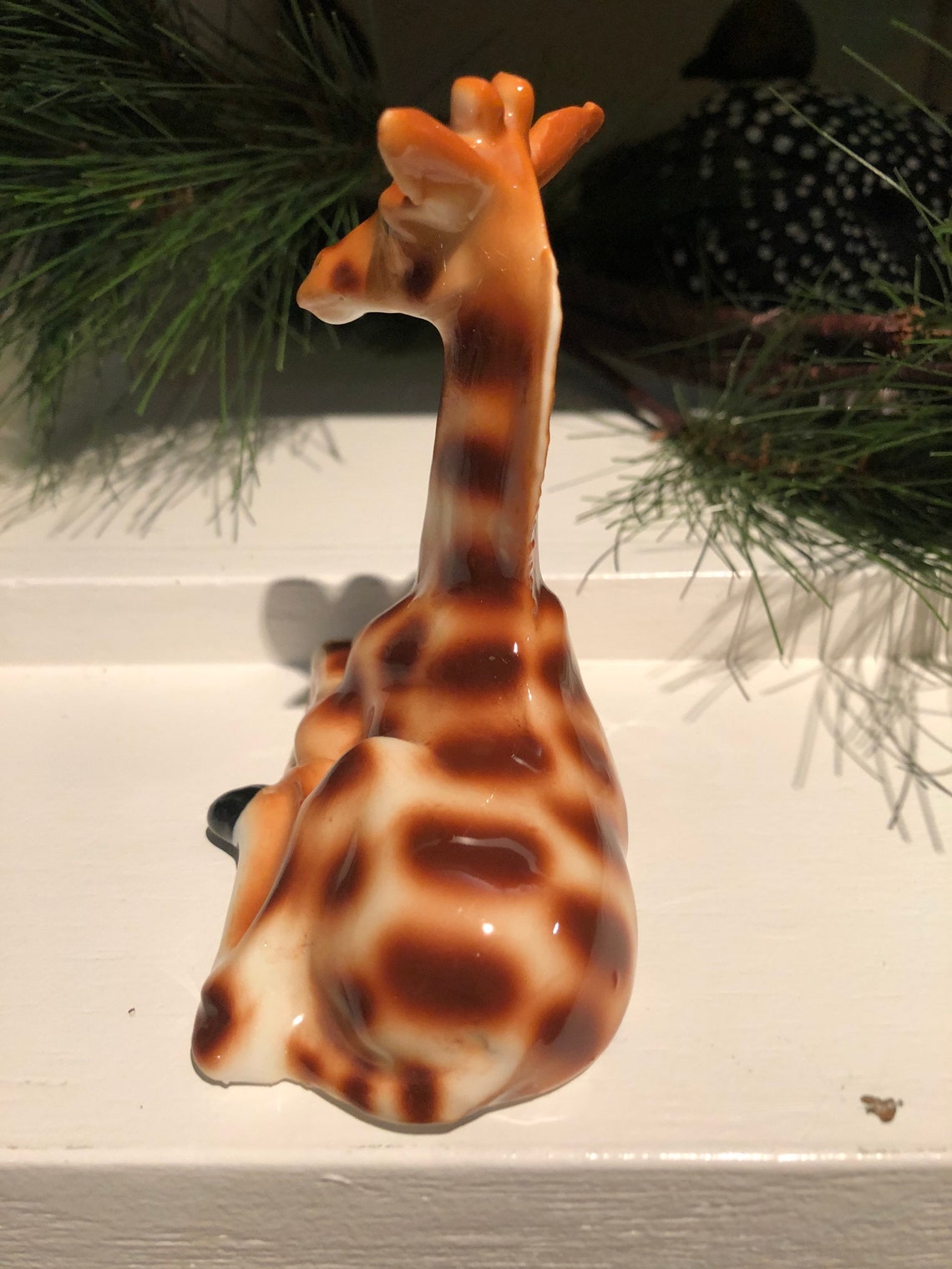 2 Vintage Ceramic Small Giraffe Figurines Made in Japan by Etsy