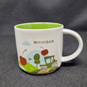 Starbucks You are Here Mug Michigan Collectibles Collectible Mug