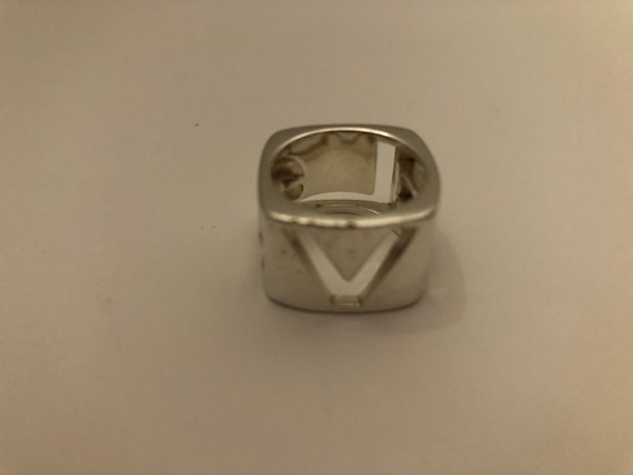 Vintage Tiffany & Co LOVE Era Stencil ring