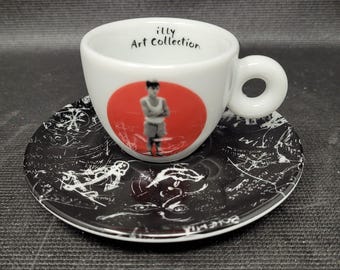 Illy Art Collection Espresso Cup With Saucer – Blue Factory