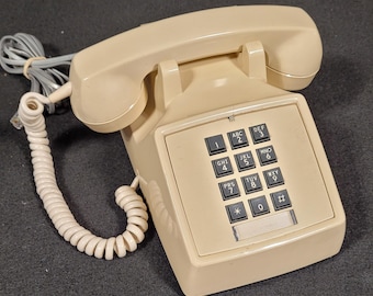 Vintage Bell Canada Northern Telecom Push-button Telephone. S7