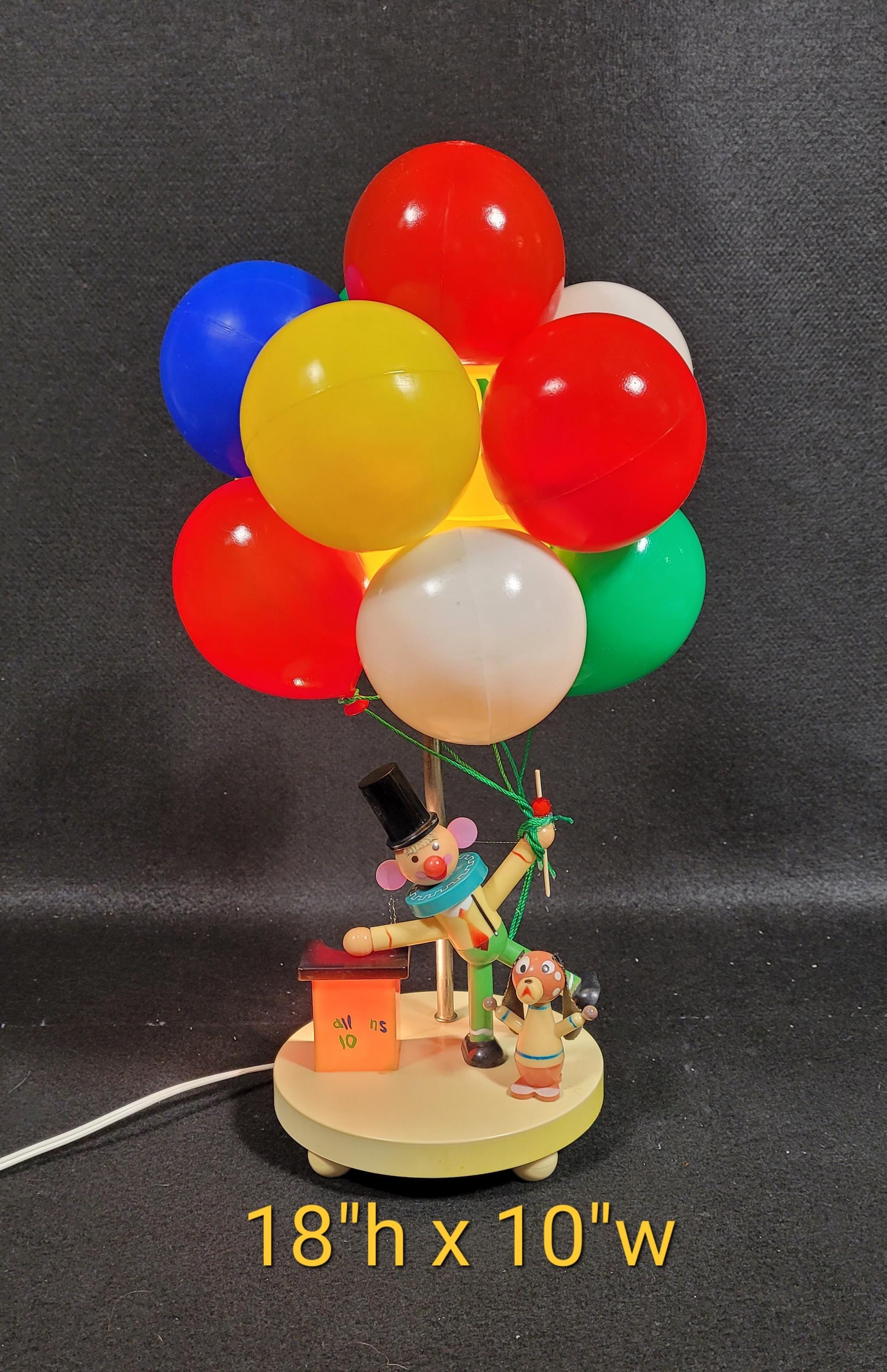 Vintage Retro 1970's Dolly Toy Co Balloon Vendor Clown Table
