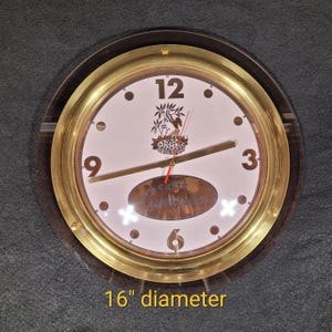 Cafe Camardo Wall Clock Advertising Clock Kitchen Clock/ Cafe Clock