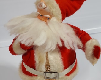 Muñeco de Papá Noel vintage, adorno/decoración para árbol de Navidad