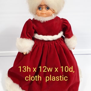 Vintage Mrs Claus Doll