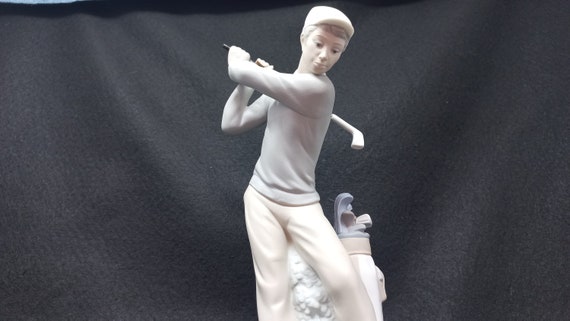 Lladro Male Golfer Figurine Model 4824. S1 - Etsy