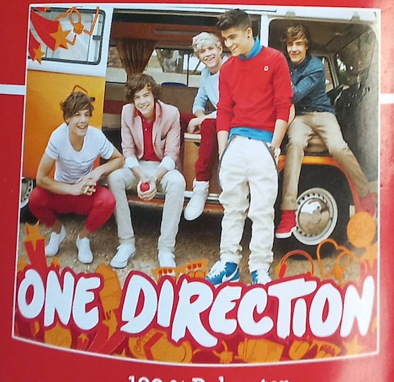 New Vintage One Direction Plush Throw Blanket 