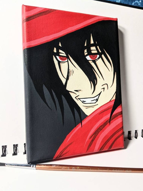 Alucard Hellsing Anime Art Manga Art Acrylic Painting -  Norway