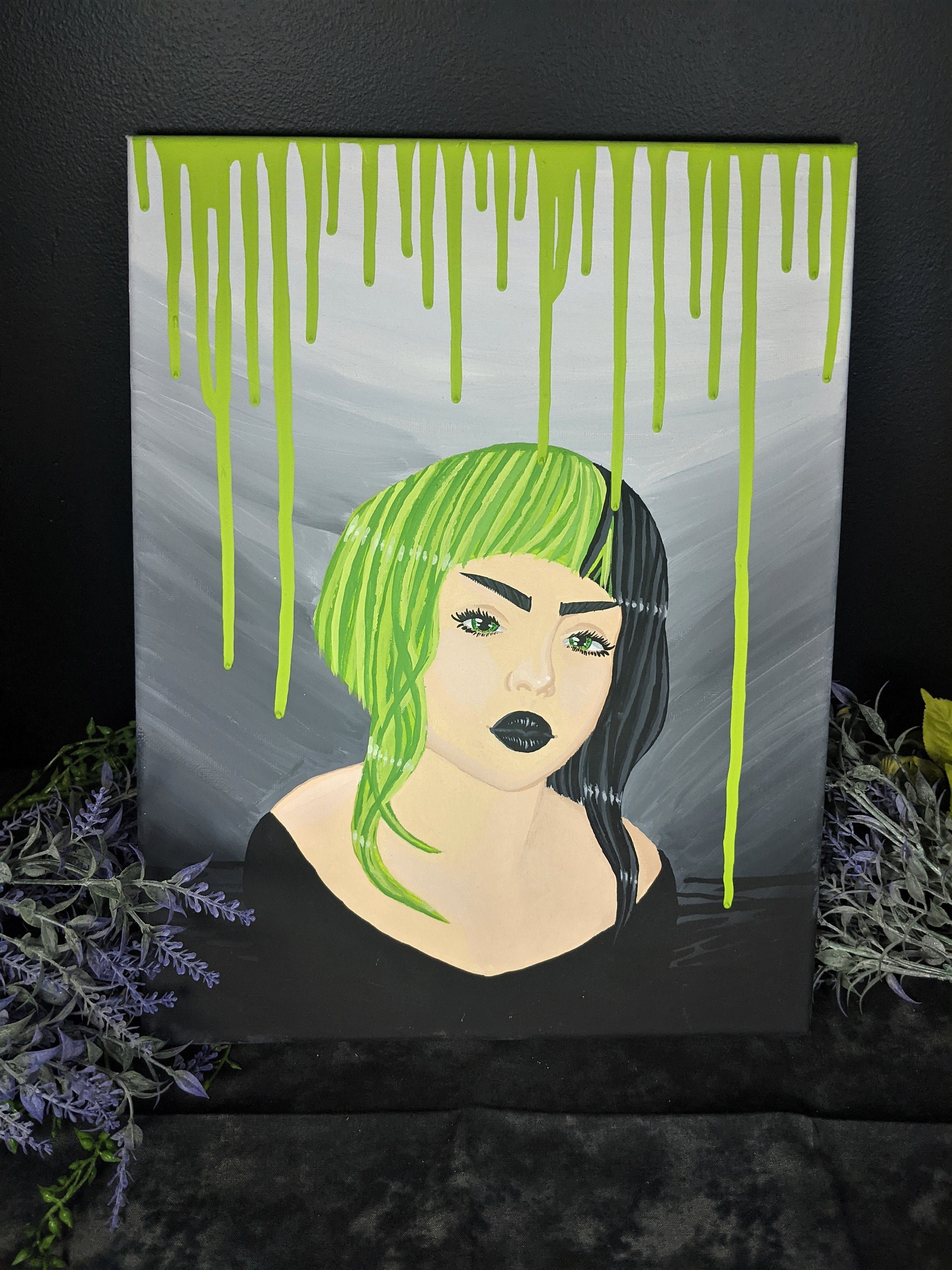 Toxicity Original Painting Canvas Acrylic Painting Etsy UK