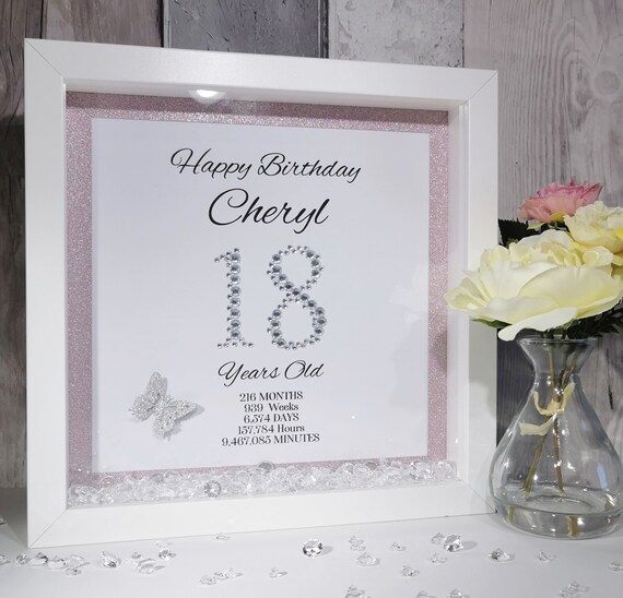 personalised gifts 18th birthday girl
