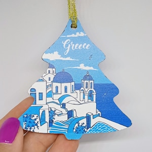 Santorini tradycyjna ozdoba choinkowa do kościoła