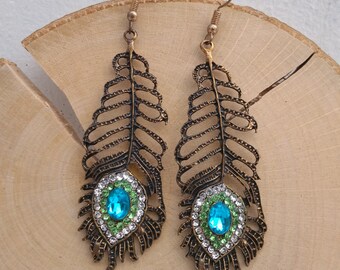 イヤリング ジュエリー 羽根 手作り ミコノス ギリシャ