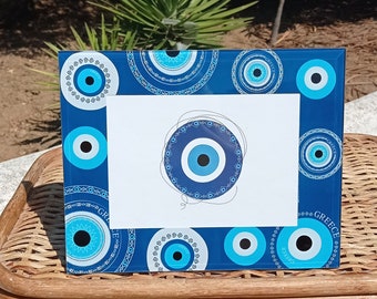 Dekoracja ramki na zdjęcia ze złym okiem