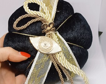 Christmas black pumpkin home decoration