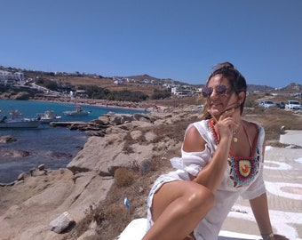 Special offer price Dress white kaftan beach dress