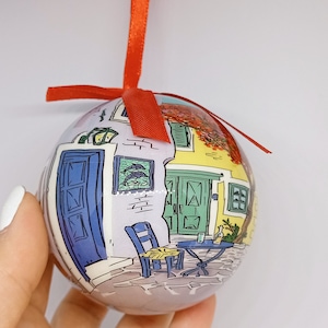 Christmas ball local village in Greece